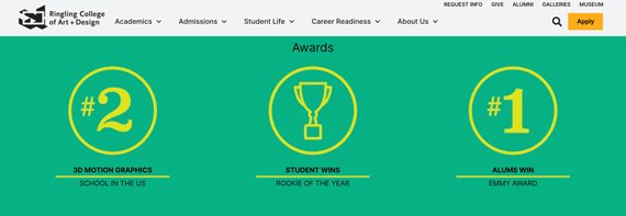 Ringling动画专业 从计算机动画到动态设计 应用软件服务全解析